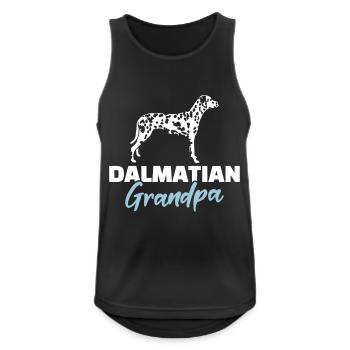 Dalmatian - Men's Breathable Tank Top - black - Front - Nick (188cm)