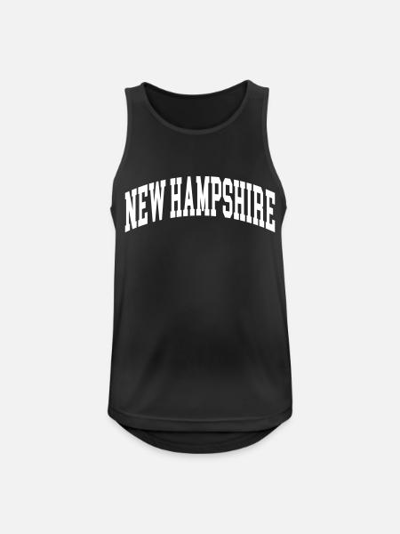 New Hampshire - Men's Breathable Tank Top - black