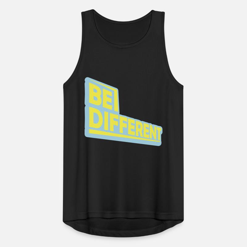 Be different Logo Design Men's Breathable Tank Top