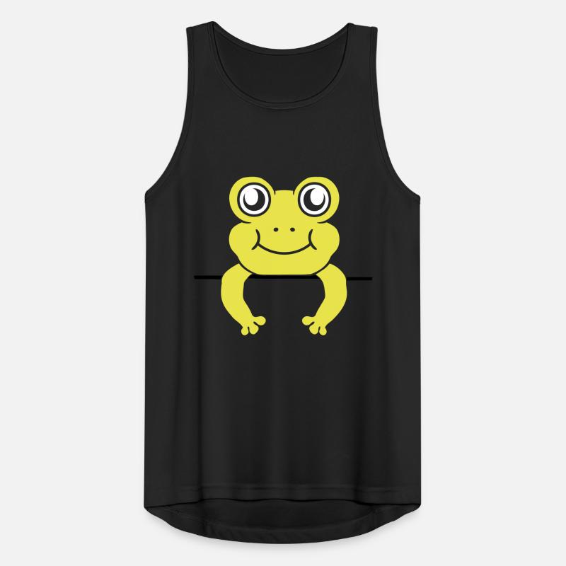 Frog Wall Shield Comic Men's Breathable Tank Top
