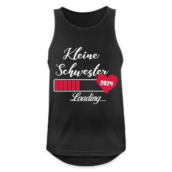Little sister loading 2024 - Men's Breathable Tank Top - black - Front - Nick (188cm)