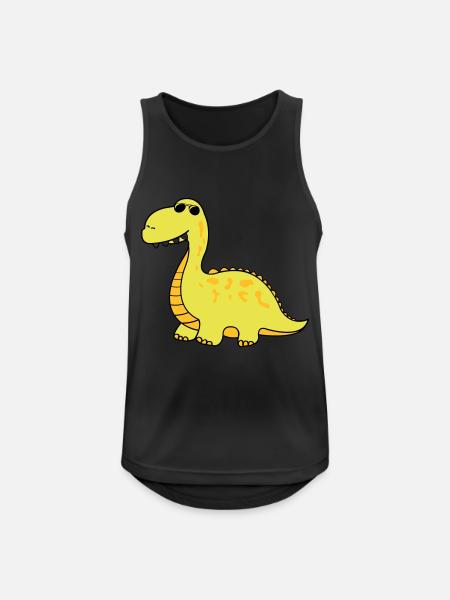 cool dino - Men's Breathable Tank Top - black