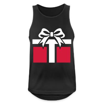 Weihnachtsgeschenke-Zauber - Männer Tank Top atmungsaktiv - Schwarz - Vorne - Nick (188cm)