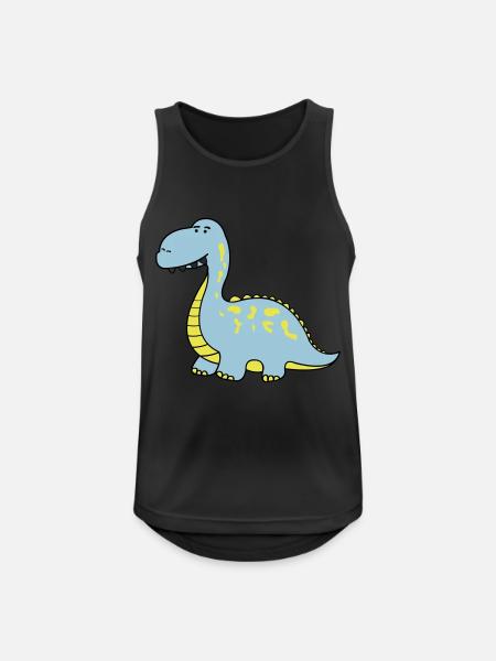dino - Men's Breathable Tank Top - black