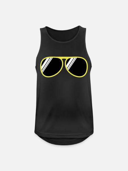 brille - Débardeur respirant Homme - noir