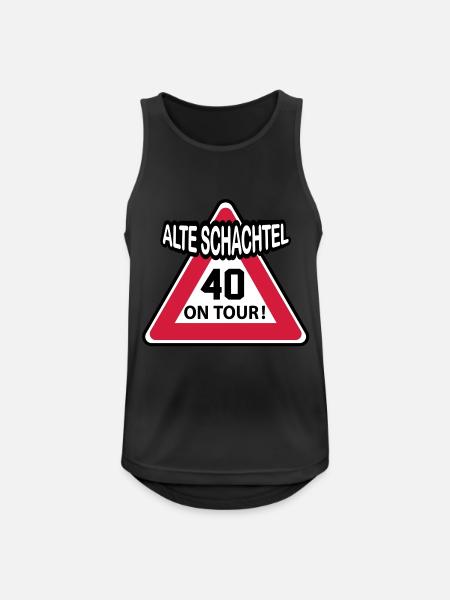 40 - Men's Breathable Tank Top - black