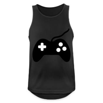 controller_form_f2 - Débardeur respirant Homme - noir - Devant - Nick (188cm)