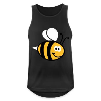 Bees 3C - Men's Breathable Tank Top - black - Front - Nick (188cm)