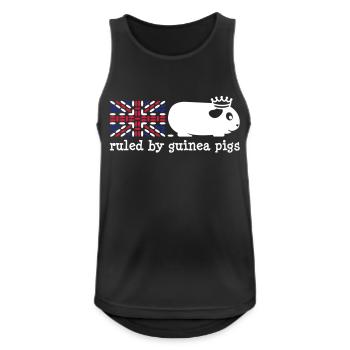 Mené par Guinea Pigs (Jubilé) - Débardeur respirant Homme - noir - Devant - Nick (188cm)