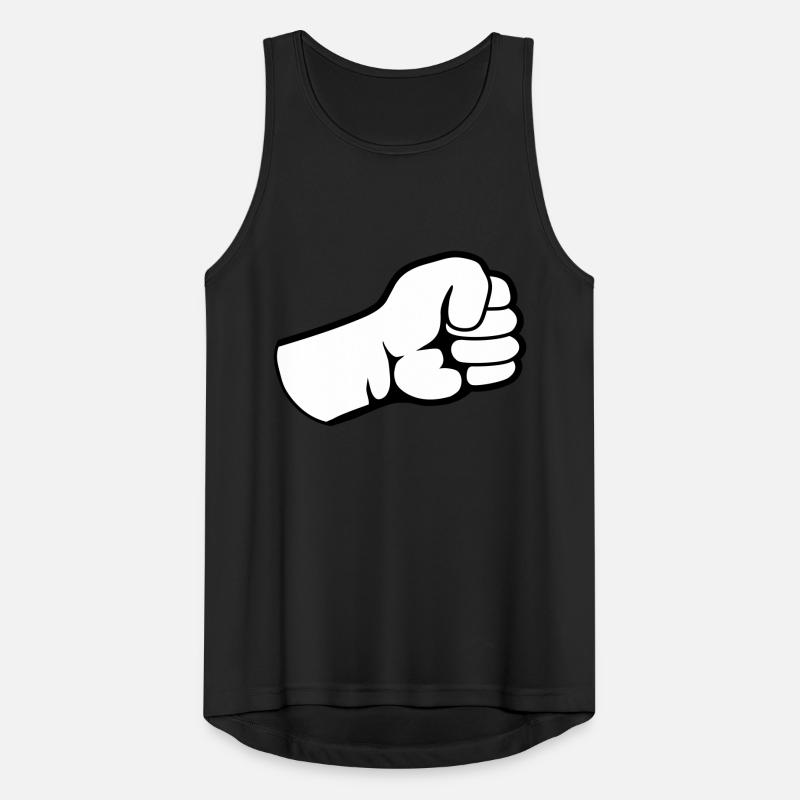 Geballte Faust Design Männer Tank Top atmungsaktiv