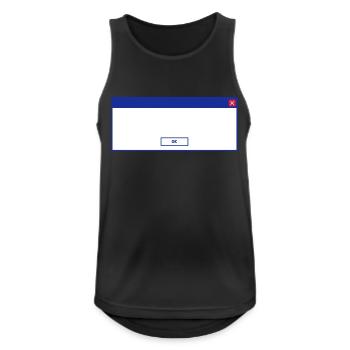 window_3colorok - Männer Tank Top atmungsaktiv - Schwarz - Vorne - Nick (188cm)