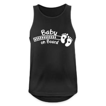 Baby Baby Feet Loading 2 - Men's Breathable Tank Top - black - Front - Nick (188cm)