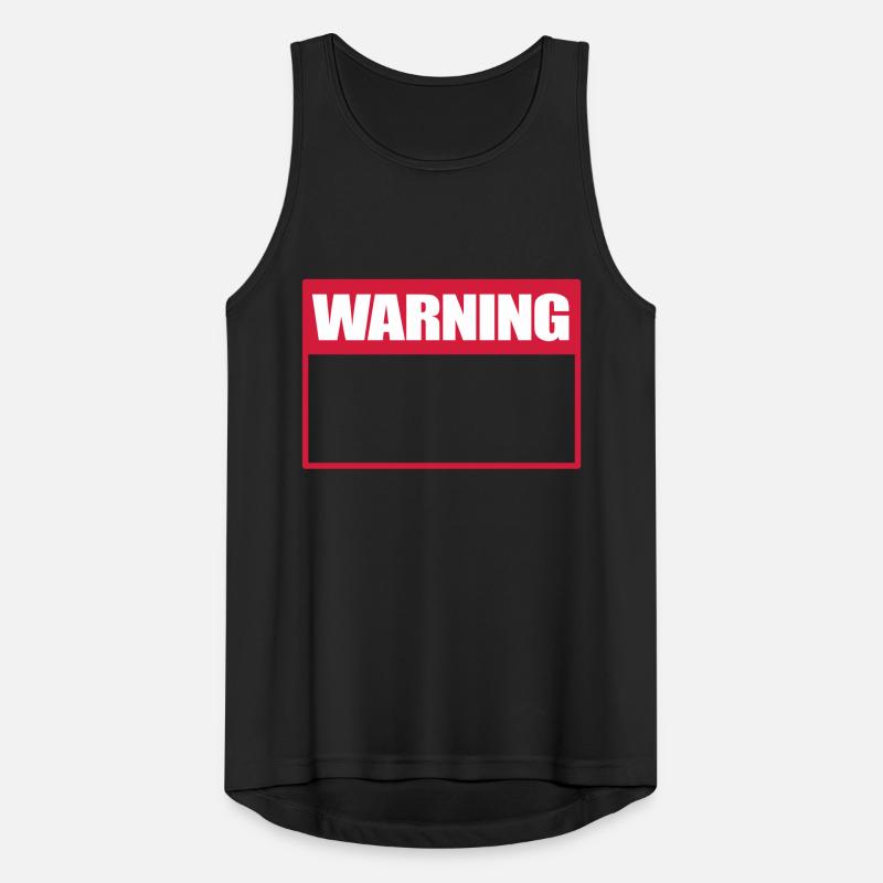 Warning Sign Warning Sign Warning Men's Breathable Tank Top
