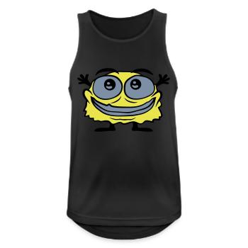 Kleines süßes haariges Monster - Männer Tank Top atmungsaktiv - Schwarz - Vorne - Nick (188cm)