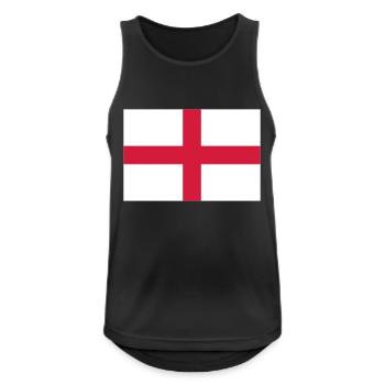 england - Men's Breathable Tank Top - black - Front - Nick (188cm)