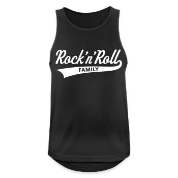Rock 'n' Roll Family (Famille De Rock And Roll) - Débardeur respirant Homme - noir - Devant - Nick (188cm)