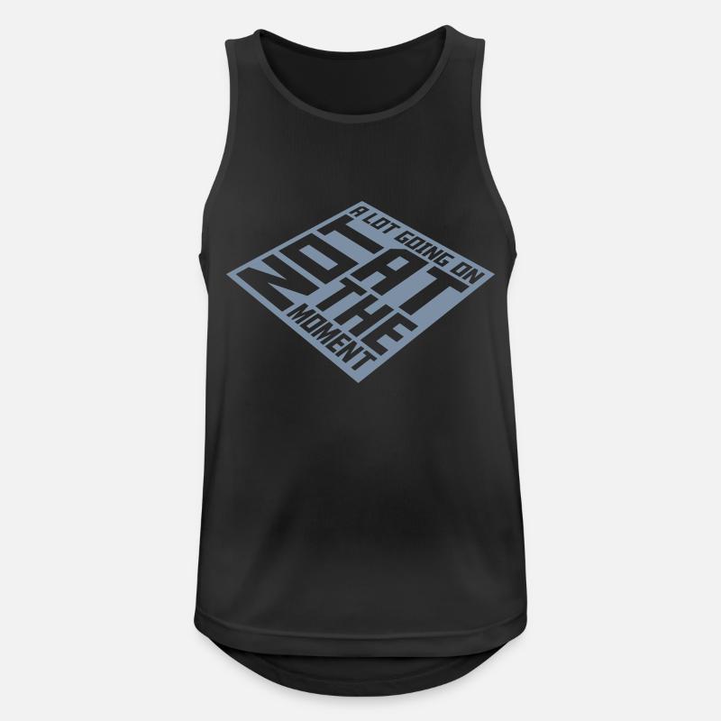 Not much going on - Men's Breathable Tank Top - black