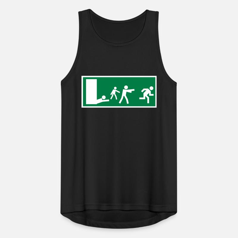 ZOMBIESNOEXIT Männer Tank Top atmungsaktiv