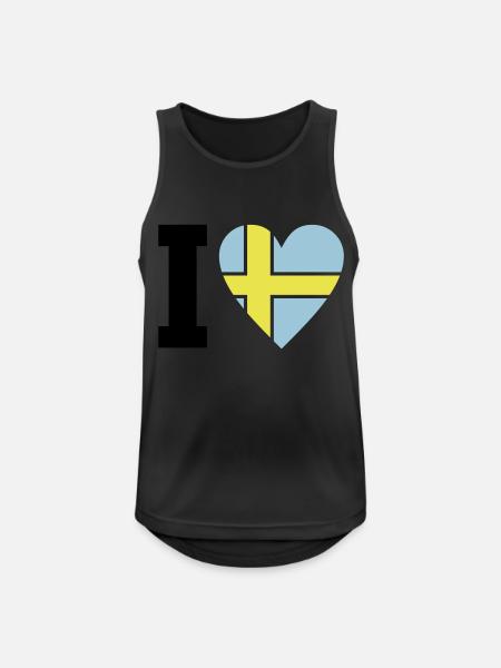 schweden_ilove_50 - Men's Breathable Tank Top - black