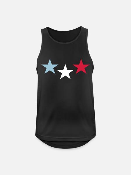 france - Men's Breathable Tank Top - black