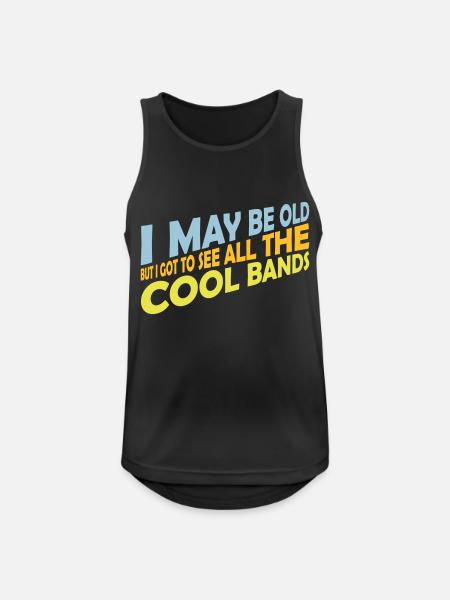 I may be old - Men's Breathable Tank Top - black