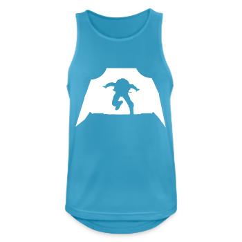 Skydiving - Parachuting - Men's Breathable Tank Top - sapphire blue - Front - Nick (188cm)