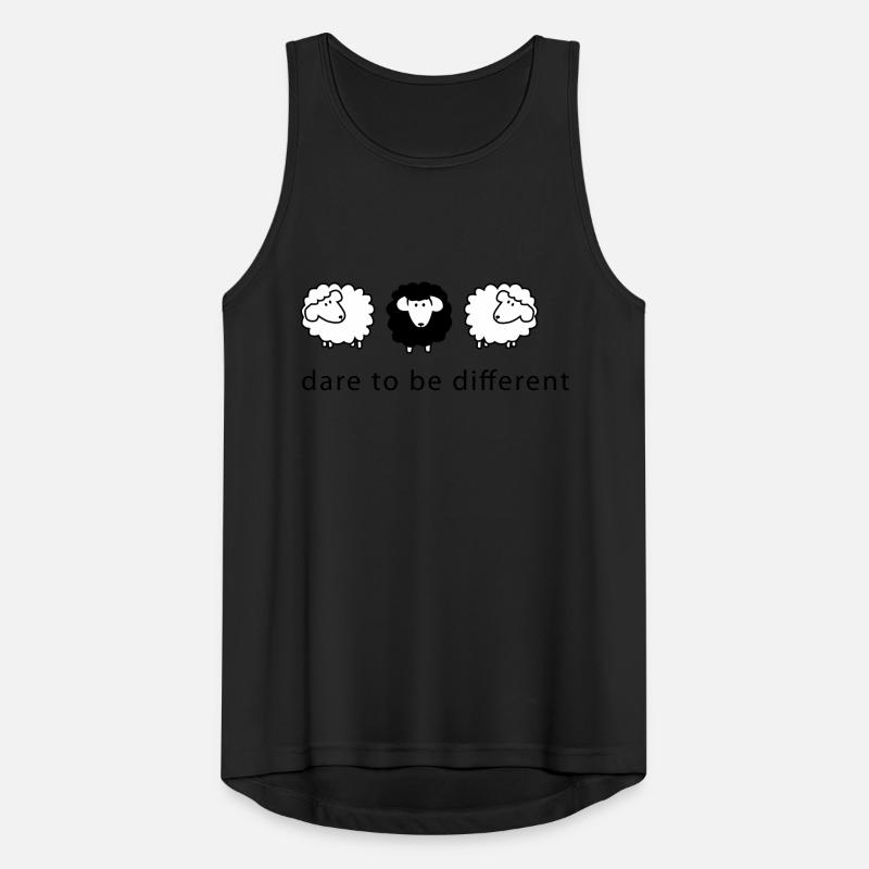 different2 Männer Tank Top atmungsaktiv