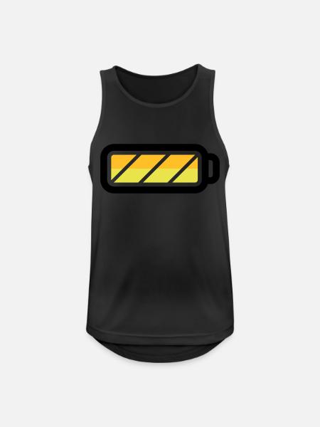 battery - Men's Breathable Tank Top - black