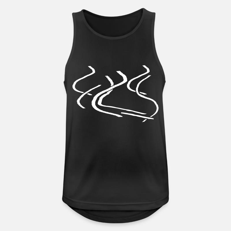 Skiing - Men's Breathable Tank Top - black