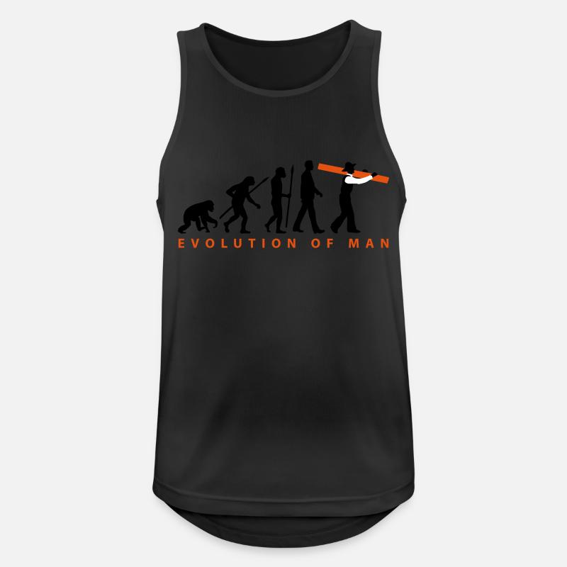 evolution_zimmermann_09_2016_c_3c - Männer Tank Top atmungsaktiv - Schwarz