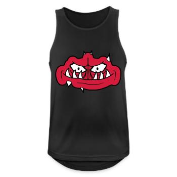troll face creepy - Men's Breathable Tank Top - black - Front - Nick (188cm)