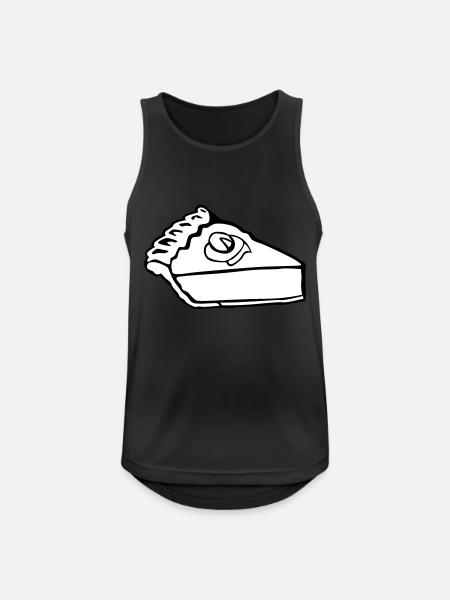 Slice of pumpkin pie - Men's Breathable Tank Top - black