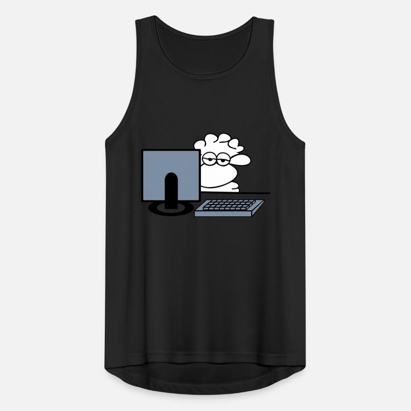 Computer sheep Men's Breathable Tank Top