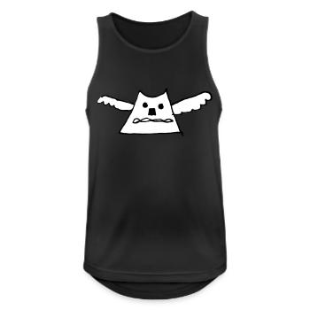 sweet angel - Männer Tank Top atmungsaktiv - Schwarz - Vorne - Nick (188cm)