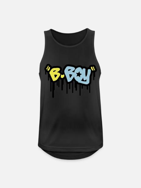 b_boy_t3 - Men's Breathable Tank Top - black