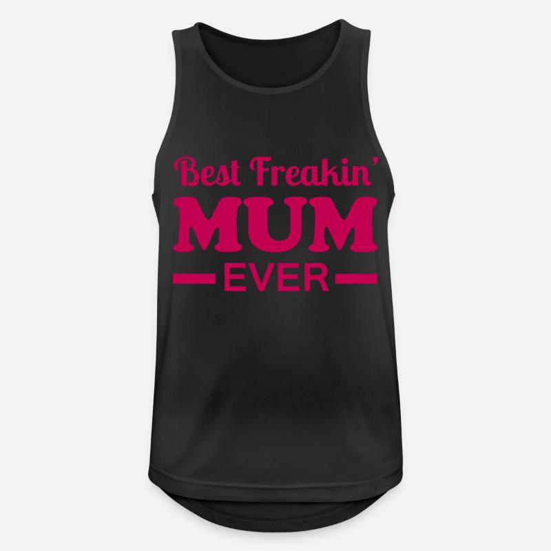 Mum - Men's Breathable Tank Top - black