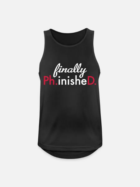 Phd - Men's Breathable Tank Top - black