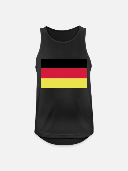 German Flag - Men's Breathable Tank Top - black