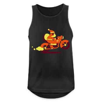 Santa Express - Men's Breathable Tank Top - black - Front - Nick (188cm)