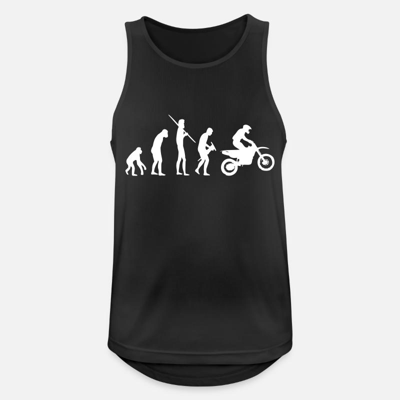 Motocross Evolution - Débardeur respirant Homme - noir