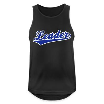 Leader - Débardeur respirant Homme - noir - Devant - Nick (188cm)