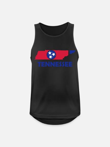 Tennessee - Men's Breathable Tank Top - black