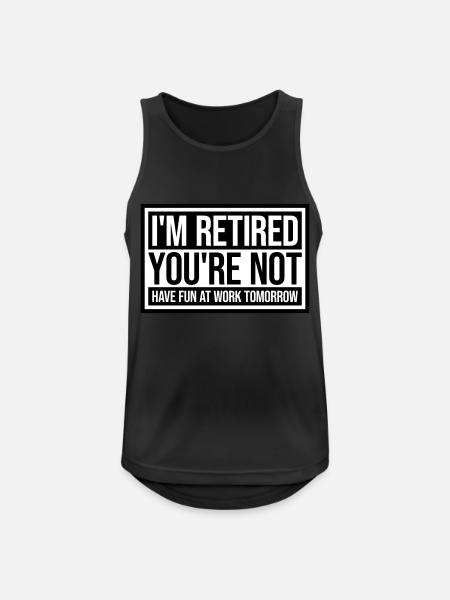 have fun at work - Men's Breathable Tank Top - black