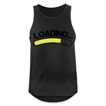 Loading - Men's Breathable Tank Top - black - Front - Nick (188cm)
