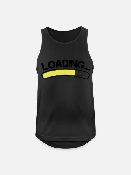 Loading - Men's Breathable Tank Top - black