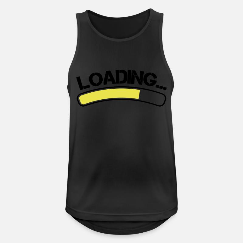 Loading - Men's Breathable Tank Top - black