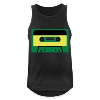 cassette - Débardeur respirant Homme - noir - Devant - Nick (188cm)