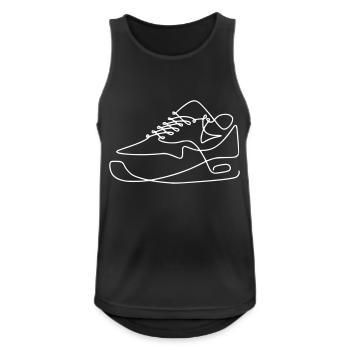 Pablo Picasso Sneaker Shoe Drawing Sneaker - Men's Breathable Tank Top - black - Front - Nick (188cm)