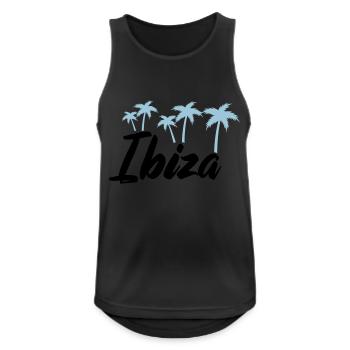 Ibiza - Débardeur respirant Homme - noir - Devant - Nick (188cm)