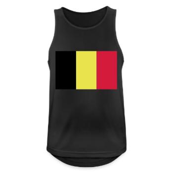 belgium - Men's Breathable Tank Top - black - Front - Nick (188cm)